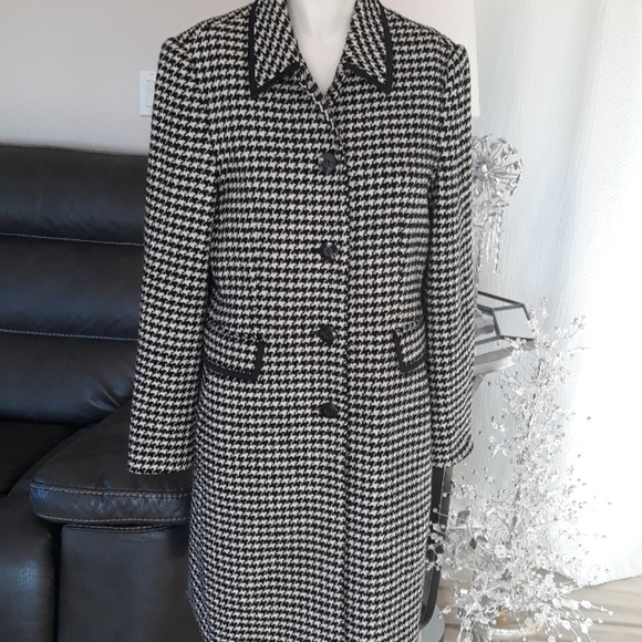 Houndstooth coat - Picture 3 of 4